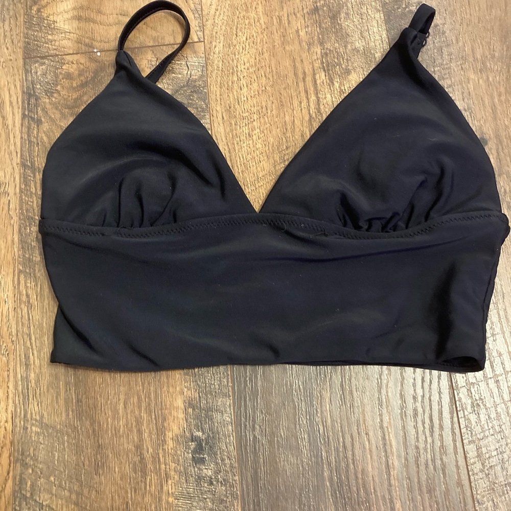 Women’s old navy black V neck bathing suit top